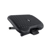 Apoio de pés regulável Tooq comfort Preto