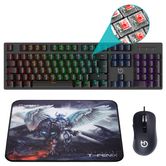 Hiditec Combo Gaming GK400 Tecl+Rat+Alfombrilla