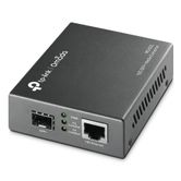 CONVERTIDOR FIBRA TP-LINK MC420L OMADA RJ45 10Gb A RANURA SFP+ GIGA MiniGBIC MONTAJE EN CHASIS