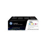 PACK TONER HP CIAN, MAGENTA E AMARILLO 125A CF373AM