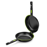 SARTEN DUPLA PARA TORTILLAS PRIOR BRA ESPESOR 5.5MM ALUMINIO FUNDIDO TEFLON ANTIADHERENTE COCINA C