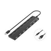 HUB USB 2.0 CONCEPTRONIC  HUBBIES08 7 PUERTOS CON INTERRUPTORES