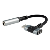 Nanocable Cable Adap. USB-C/M-AUDIO3.5/H+USB/H