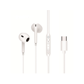 AURICULAR INTRAUDITIVO USB-C CONCEPTRONIC BRENDAN02W 1.2m MICROFONO CONTROLES COLOR BLANCO