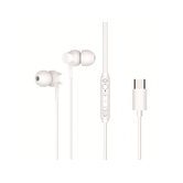 AURICULAR INTRAUDITIVO USB-C CONCEPTRONIC BRENDAN03W 1.2m MICROFONO CONTROLES COLOR BLANCO