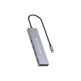 HUB USB 3.2 CONCEPTRONIC HUBBIES 14G 4 PORTAS USB-C 10 Gbps 100 W PD CAIXA DE ALUMÍNIO