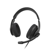 Hama HS USB300 V2 Auriculares Al mbrico Diadema Oficina Centro de llamadas USB tipo A Negro