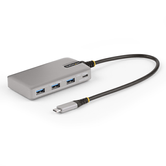 Hub Ladr n de 4 Puertos USB-C - 3x USB-A - 1x USB Tipo C