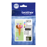 PACK DE CARTUCHOS BROTHER LC3213VAL (PRETO, CIANO, MAGENTA, AMARELO)