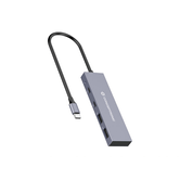 HUB HUBBIES13G CONCEPTRONIC USB 3.2 2 PORTAS USB 3.2 USB-C 2 PORTAS USB-A CAIXA DE ALUMÍNIO