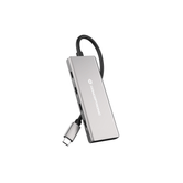 Hub Conceptronic HUBBIES17G 7 portas USB 3.2 Gen 2, 10 Gbps, USB-C x 4, USB-A x 3, 100 W USB PD, Al