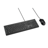 CONJUNTO DE MOUSE E TECLADO MODELO KM100 EQ COM CABO COR PRETO KENSINGTON K75452ES