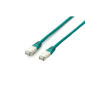 TUBOS PLANOS BLINDADOS PLATÍNIO S/FTP CATEGORIA 6A SEM HALOGÊNEO 2M COR VERDE