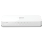 SWITCH NÃO GERENCIÁVEL D-LINK DES-1008C/E 8P ETHERNET DESKTOP NÃO RACK
