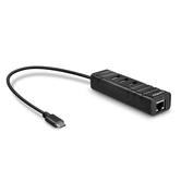HUB USB 3.1 E ADAPTADOR ETHERNET GIGABIT