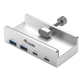 EQUIP 128967 HUB USB-C COM UM CLIPE AJUSTÁVEL 2xUSB-A 2xUSB-C