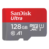 SANDISK ULTRA MICROSDXC 128GB + SD ADAPTER 140MB/S A1 CLASS 10