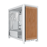 Caja CORSAIR  FRAME 4000D WOOD RS  Madera, Blanco