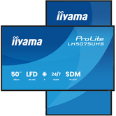 Alto-falantes HDMI IIYAMA LH5075UHS-B2AG LCD VA 4K Ultra HD de 49,5 polegadas