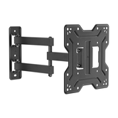AISENS - SUPORTE ECOLÓGICO GIRATÓRIO, INCLINÁVEL PARA MONITOR/TV DE 30 KG (3 PIVÔS) 23-43, PRETO