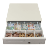 CAJON PORTAMONEDAS IGGUAL IRON-3W RJ11 BLANCO