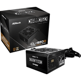 Fuente Alimentación 650W ASROCK  Challenger CL-650B 80 PLUS Bronze  Negro