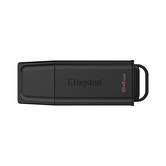 KINGSTON 64GB PORTABLE USB 3.2 GEN 1 DATATRAVELER EXODIA BLACK