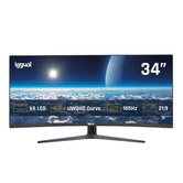 IGGUAL Monitor 34" UWQHD 1ms 2DP 2HDMI MM AA Curvo   34" LED VA Wide Quad HD HDMI Altavoces