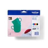 PACK CARTUCHOS BROTHER LC227XLVALBP (PRETO, CIANO, MAGENTA, AMARELO)