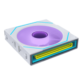 Ventilador Lian Li UNI FAN SL140 Infinity Wireless RGB Reverse Blade PWM White de 140 mm
