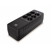 SAI 850VA CONCEPTRONIC 490W OFICINA 3 TOMAS ENCHUFE PROTECCION TENSION  Y 3 TOMAS SIN BATERIA