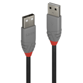 LINDY 2M USB 2.0 TYPE A CABLE, ANTHRA LINE (36693)