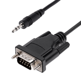 Cabo de 1m de 3 5mm para DB9 Serial RS232 Macho - Serial