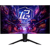 MONITOR ASROCK PGO32UFS, 32", UHD (3840X2160), 240HZ, 1500:1, 0,03MS, 2HDMI+2DP+4 USB3.2+TIPO C, WIFI, ALTO-FALANTES, PLANO