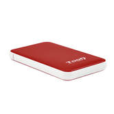 CAJA HDD TQE-2528R 2.5´´ SATA3 USB3.1 9,5MM ROJA