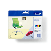 PACK CARTUCHOS BROTHER LC229XLVALBK (NEGRO,CIAN,MAGENTA,AMARILLO)