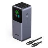 BANCO DE ENERGIA UGREEN NEXODE 130W - 20000MAH - CARGA RÁPIDA - CINZA