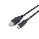 CABO USB-A MACHO USB-C MACHO USB 3.2 2M TRANSFERÊNCIA 5G 3A COLOR NEGRO