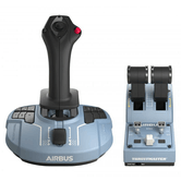 QUADRANTE DO ACELERADOR THRUSTMASTER + ALAVANCA DE CONTROLE LATERAL TCA OFFICER PACK AIRBUS EDITION