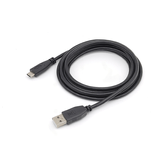 CABO 2.0 USB-A MASCULINO USB-C MASCULINO 3M TRANSFERÊNCIA 480MBPS COR PRETA