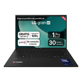 PORTATIL LG GRAM, 14ZD90T-G.AX88BB CORE ULTRA 7 255H, 16GB, 1 TB SSD, 14" WUXGA, FREEDOS
