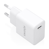 AISENS - Carregador GaN USB-C PD3.0 1xUSB-C 20W, BRANCO