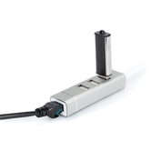 HUB DIGITUS 3P USB 2.0 + ADAPTADOR LAN ETHERNET RÁPIDO TIPO C