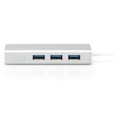 3 PORT USB 3.0 TYPE C HUB GIGABIT ETHERNET RJ45 WIN/MAC OS