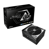 Fonte de alimentação preta totalmente modular ASROCK Taichi TC-1650T 80 PLUS de titânio de 1650 W