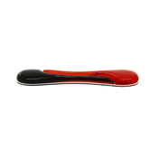 Apoio de pulso Crystal Wave/gel vermelho+preto