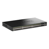 48 portas GE PoE 30W+4 portas 10G SFP+