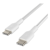 USB-C to USB-C Cable Braided 1M White