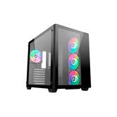 ABYSM Case ATX Case DANUBE SAVA 285 BX203 Preto RGB Preto, Transparente