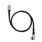 Nanocable Cable USB-C 3.2 GEN2 Acodado 100W 2 M